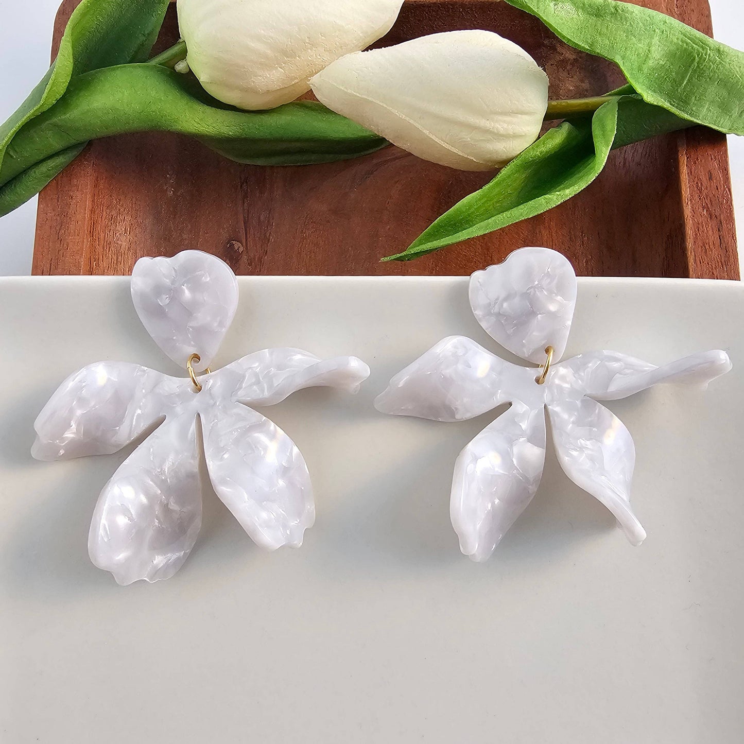 Jasmine Pearl Earrings