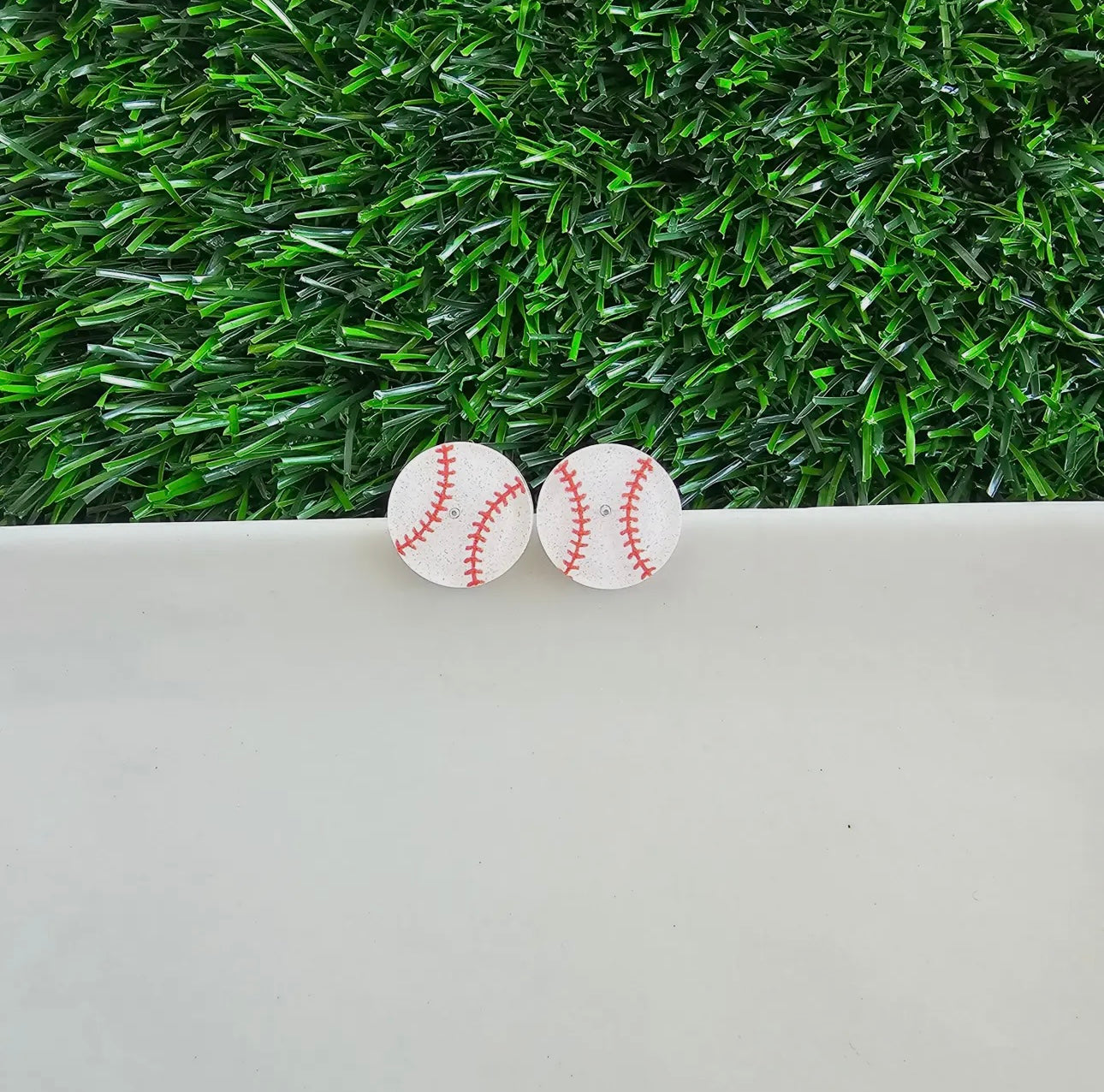 Baseball Stud Earrings