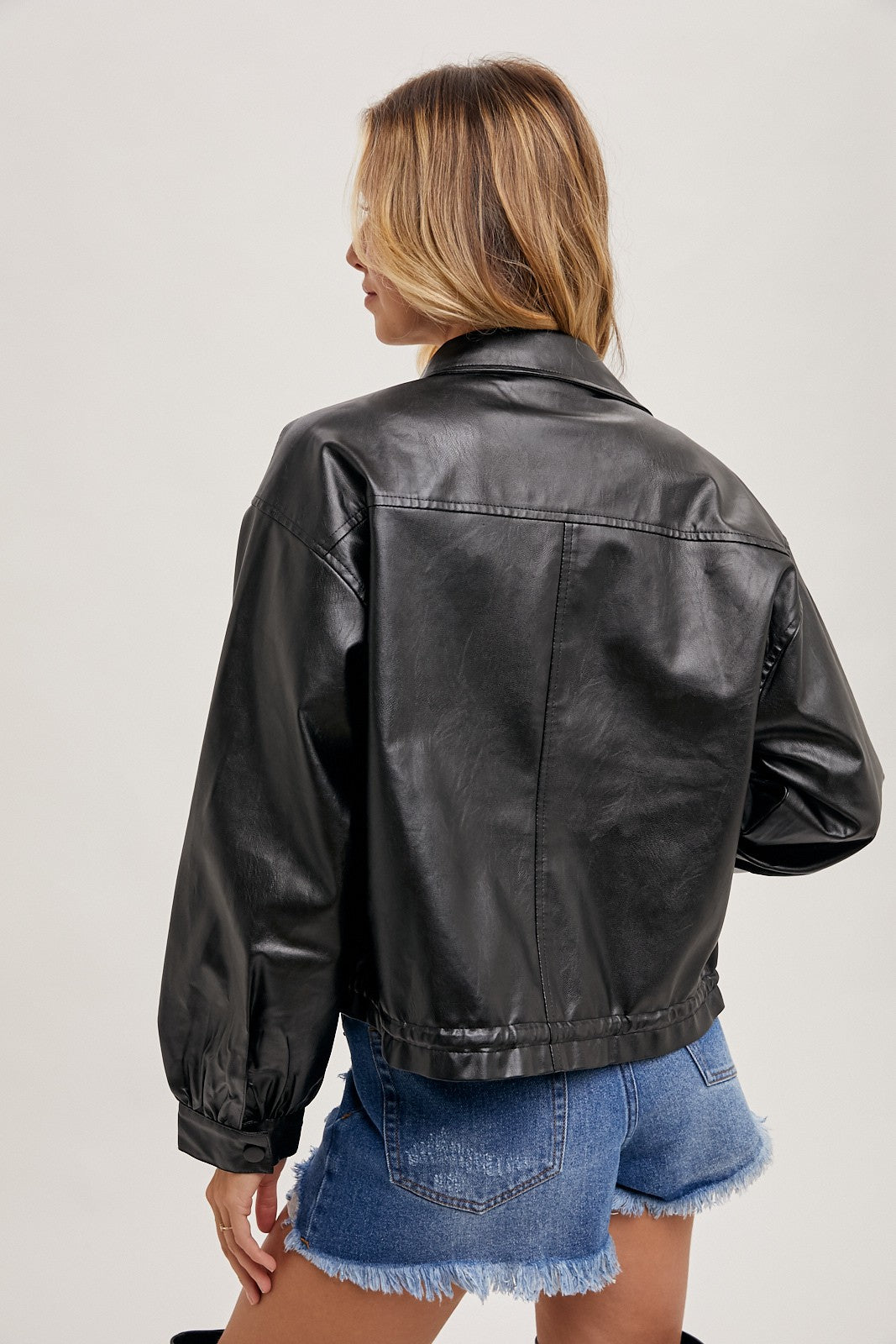 Beatrice Faux Leather Jacket