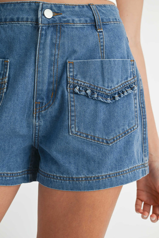 Rosealie Denim Shorts