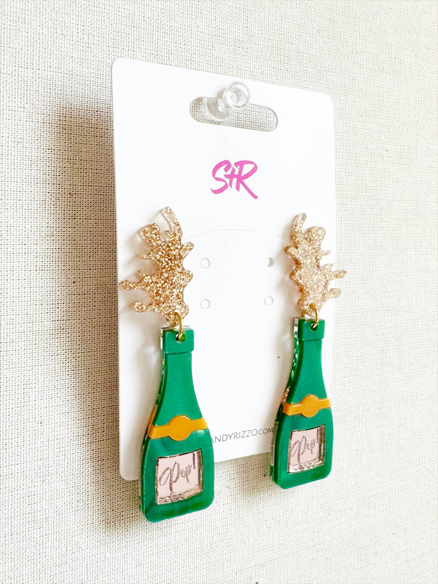 Pop + Fizz Acrylic Dangle