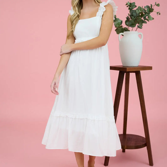 Chasing Sunshine White Dress