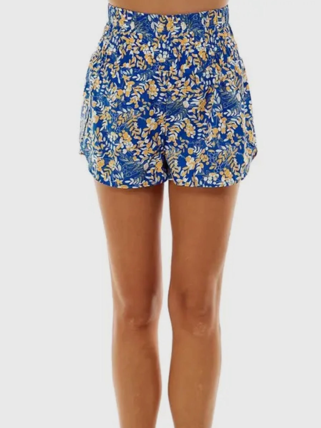 Rita Floral High Waisted Shorts