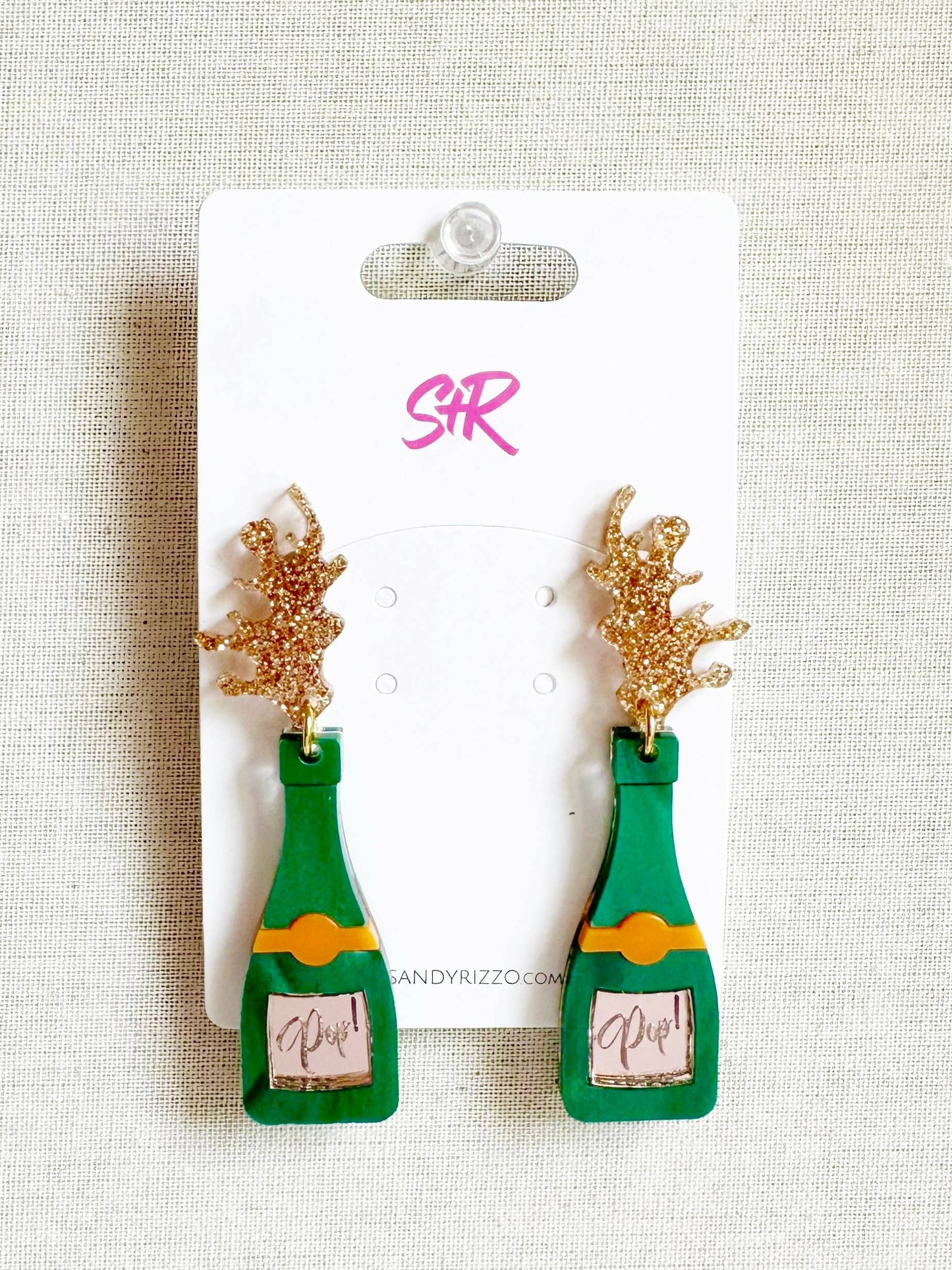 Pop + Fizz Acrylic Dangle