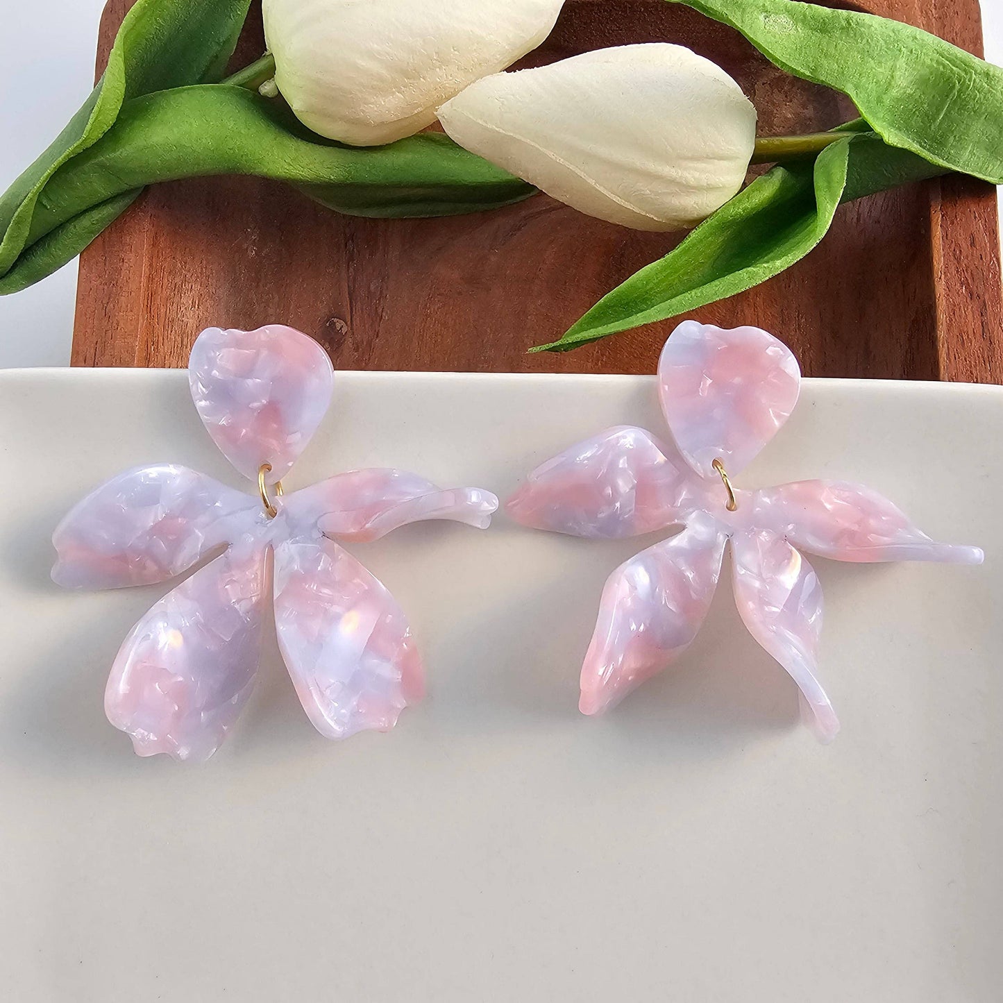 Jasmine Pink Earrings