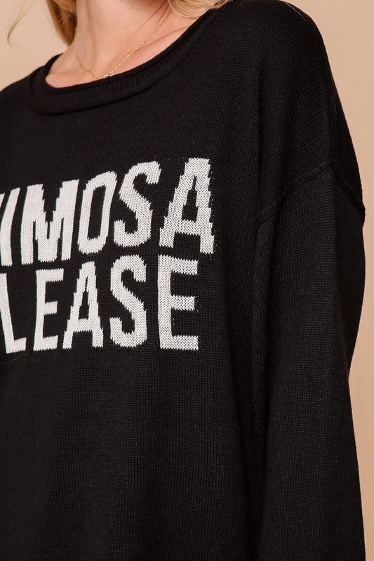 Mimosas Please Sweater