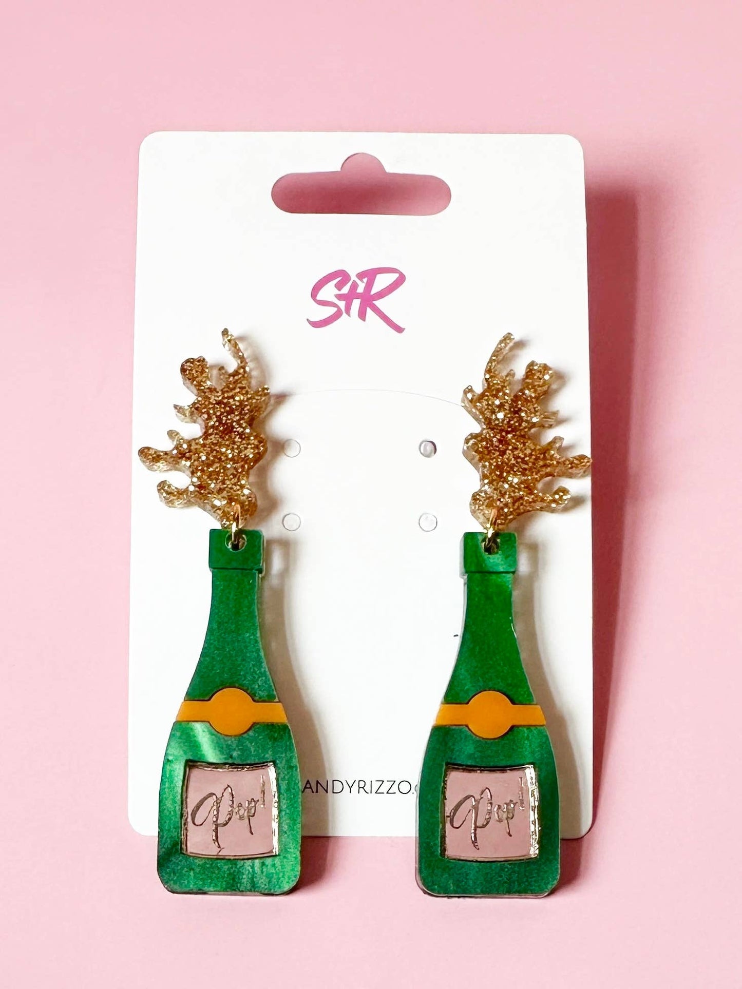 Pop + Fizz Acrylic Dangle