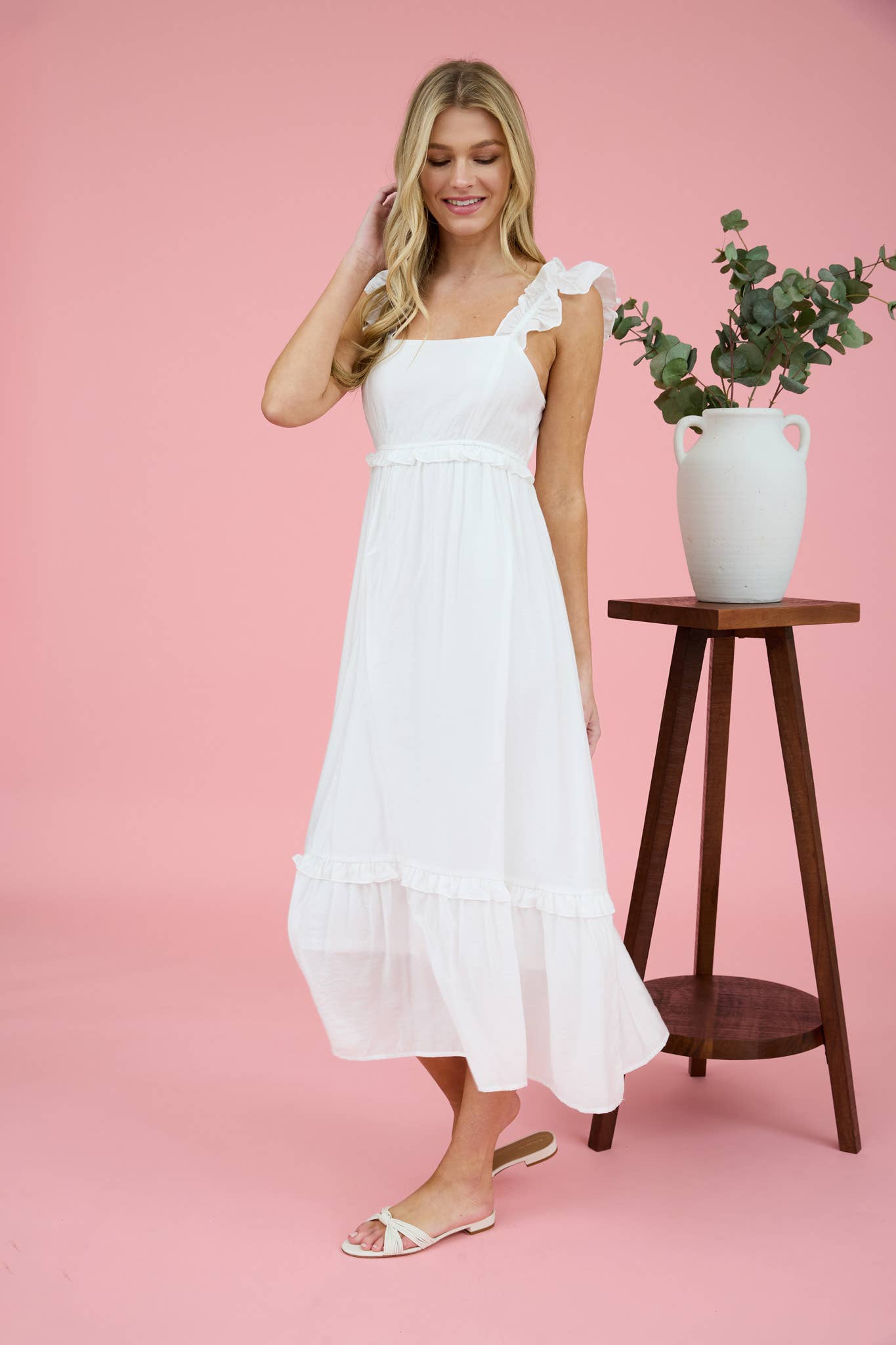 Chasing Sunshine White Dress