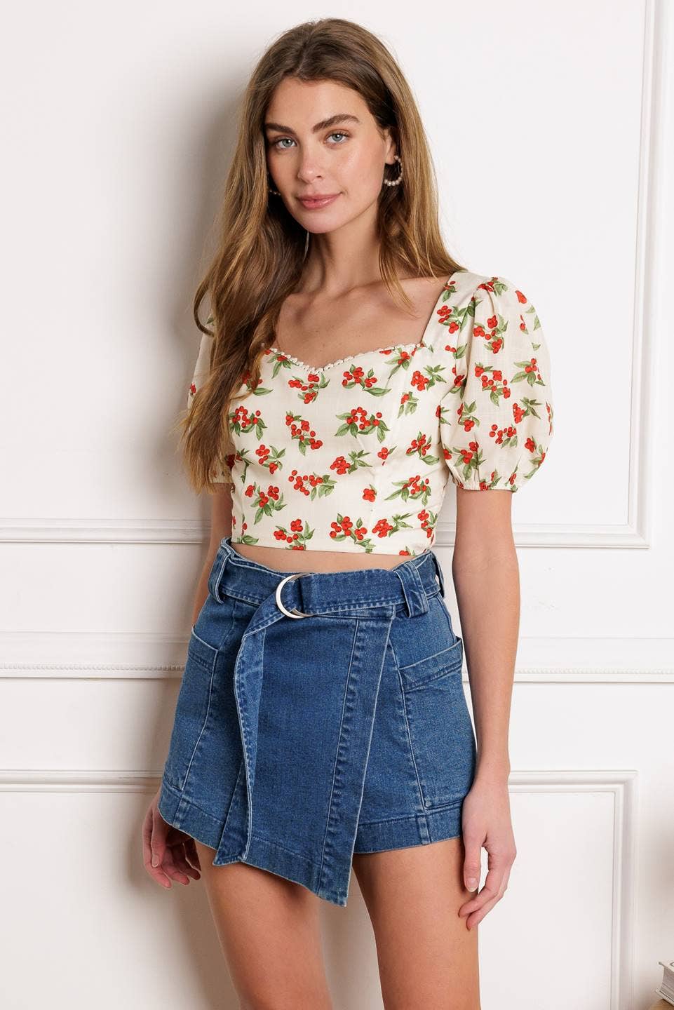 Berrie Crop Top