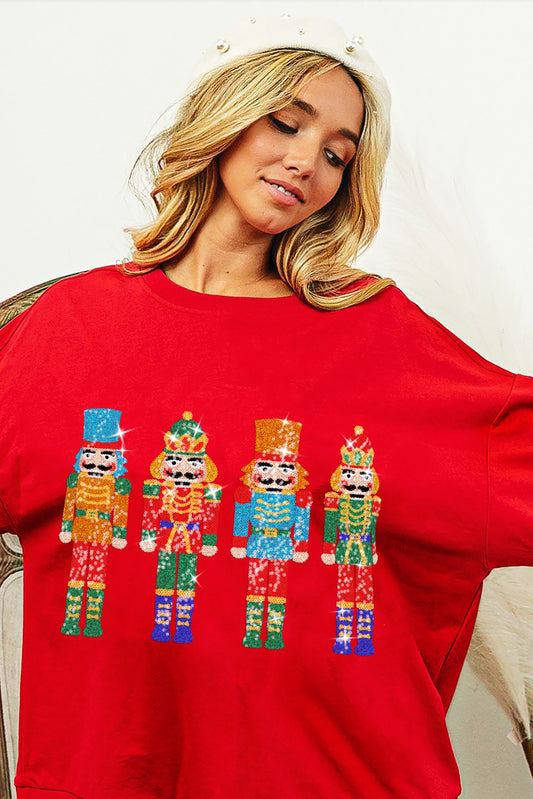 Nutcracker Sequin Pullover