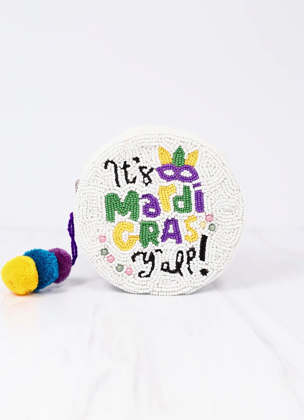 Its Mardi Gras Yall- Pouch