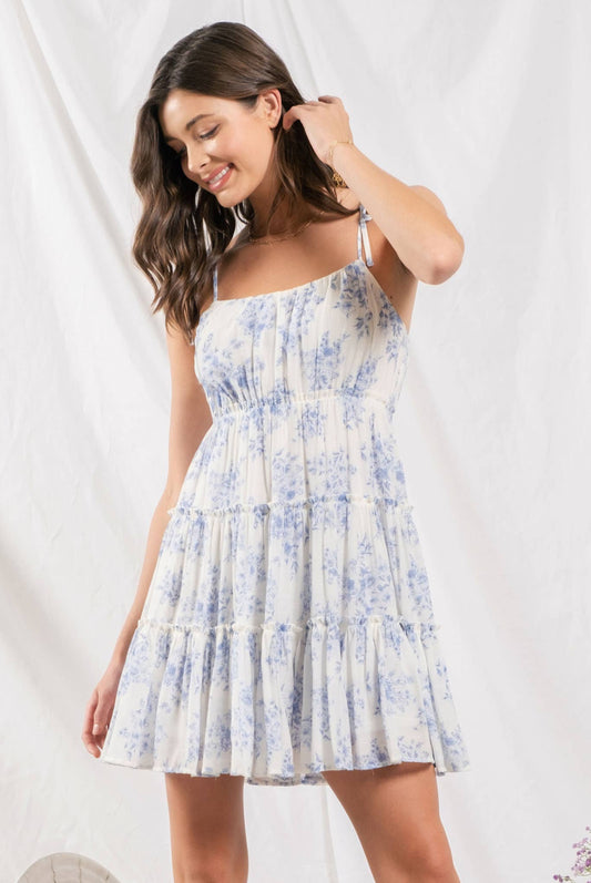 Willow Blue Floral Dress